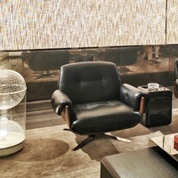 Canapé de relaxation pivotant en tissu écologique, design moderne, simple et luxueux, haut de gamme, pour salon, chambre, appartement, hôtel