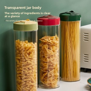 Design moderne seau en plastique de qualité <span class=keywords><strong>alimentaire</strong></span> pot de stockage de nouilles de cuisine couvercle suspendu grand stockage de <span class=keywords><strong>pâtes</strong></span> pour la cuisine à domicile - Product Image 5