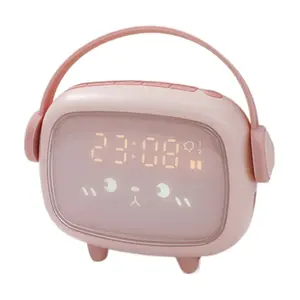 Manufacturers cartoon Wake Up Light children's bedside table Angel alarm clock with night light