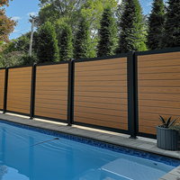 Estructura estable Resistencia al impacto Impermeable Madera Plástico WPC Paneles de pared Valla Personalizado Instalación rápida Co Extrusión