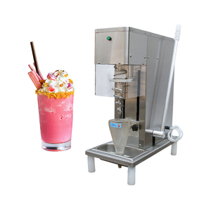 Machine à glaces et yaourts glacés à la crème glacée au lait et aux fruits à haute productivité, avec compatibilité 110V/220V - Product Image 1