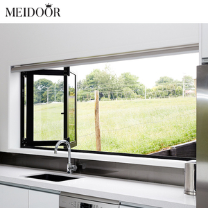 Balcón Último diseño <span class=keywords><strong>Toldo</strong></span> <span class=keywords><strong>de</strong></span> acordeón Aluminio Push Up Ventana plegable Ventanas <span class=keywords><strong>de</strong></span> vidrio plegables verticales - Product Image 3