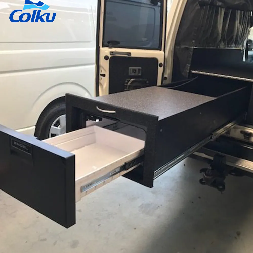 Colku 12v 24v 40L cassetto Tpye compressore costruito in auto frigorifero congelatore piccola auto Frigro camion Refrigerarion unità