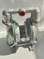 Pompe à diaphragme pneumatique 2 pouces en acier inoxydable 316L résistante aux solvants 66627B-244 avec membrane PTFE pour la circulation de peinture en usine de revêtement