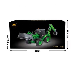 1579 Construction RC pelle 1/14 échelle 2.4GHz 9CH radiocommande pelle rétrocaveuse camion véhicule pour les enfants - Product Image 5