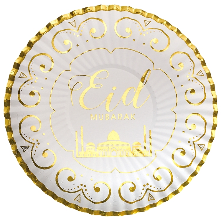 Colorful Printed Paper Plates for Birthday