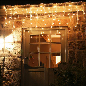 Waterproof LED Icicle <strong>String</strong> <strong>Lights</strong> Garland Lamp Warm <strong>White</strong> RGB <strong>Outdoor</strong> Decorative <strong>Lights</strong> for Garden Bar Patio Fence Window - Product Image 5