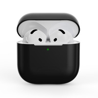 Vente en gros OEM Silicone liquide caoutchouc anti-chute protection souple couleur unie étui pour AirPods 4 casque sans fil couverture