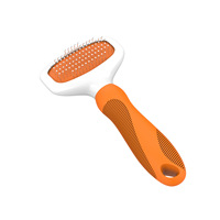 Peigne pour chien et chat, brosse à poils pour animaux de compagnie avec picots en PVC, accessoires de toilettage pour animaux