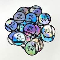 Fabricant d'autocollants en vinyle, impression personnalisée, autocollants imperméables, autocollants de marque privée avec effet holographique
