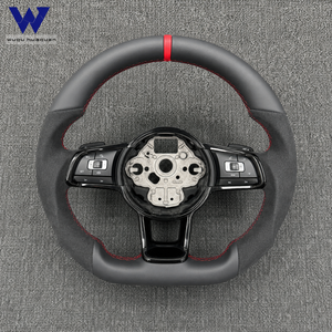 Volant en cuir antidérapant au design ergonomique adapté à Volkswagen <span class=keywords><strong>Golf</strong></span> <span class=keywords><strong>Gtd</strong></span> Polo 1.<span class=keywords><strong>2</strong></span> Polo 1.6 Polo 1.8 Polo <span class=keywords><strong>2</strong></span>.0 Bora Tdi Caddy - Product Image 1