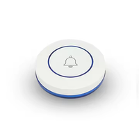 Système d'alarme domestique sans fil 433 MHz pour personnes âgées, boutons de panique d'urgence avec code roulant, télécommande à puce EV1527