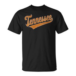 T-shirt vintage classica arancione Tennessee in stile college retrò - Product Image 1