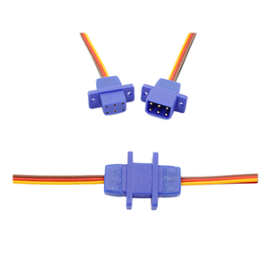 ขั้วต่อ RC แบบ 6 พิน 7A กระแสสูง ชุบทอง ตัวผู้ ตัวเมีย ขั้วต่อสัญญาณ 6 แกน สำหรับโดรนป้องกันพืช โดรนบังคับวิทยุ - Product Image 2