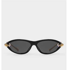 Gafas de Sol Cat's Eye UV400 2026, Forma Ovalada, Patillas con Nudos, Lentes Metálicas Anti-Reflejantes, Nuevas Gafas de Sol Unisex de Alta Gama - Product Image 4