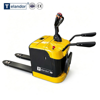 Transpalette électrique à plateforme pliable avec capacité de 2500 kg