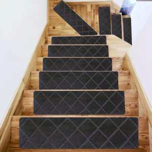 strip style plain color non slip <strong>stair</strong> <strong>treads</strong> <strong>carpet</strong> clear protectors <strong>stair</strong> <strong>tread</strong> rug <strong>carpet</strong> runner <strong>for</strong> <strong>stairs</strong> - Product Image 4