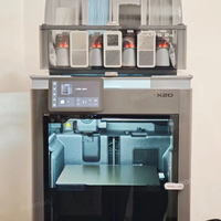   Imprimante 3D X2D à double buse, vitesse élevée 500 mm/s, chambre de chauffage 65, compatible AMS 2 Pro, imprimante FDM de bureau intelligente