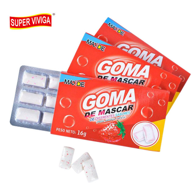 Bulk Custom Packaged Fruity Flavor Chewing Gum Pellets Containing Xylitol