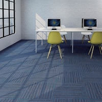 Dalles de moquette de qualité commerciale, écologiques, en polypropylène, modulaires, pour les zones de réception des bureaux et les boutiques de détail