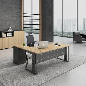 Mesa de oficina ejecutiva de MDF de alta calidad, muebles pequeños de oficina, mesa de escritorio