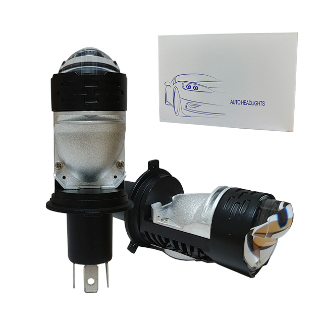 High Quality High Brightness Plug and Play H4 Mini Led Projector Headlight Motorcycle Lighting System