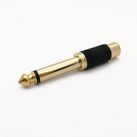 Adaptateur audio RCA vers 1/4 ", connecteurs mono mâle vers RCA femelle 6.35mm, conversion des câbles RCA en prises 1/4"