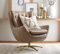 Base de chaise moderne en cuir et fer forgé pour salon, extérieur et bureau à domicile