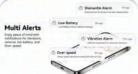Localizador OBD 4G con API Abierta, Conexión a Servidor Autogestionado, Certificado CE FCC, Sin Cuota Mensual, Geocercas en Tiempo Real, Rastreador GPS OBD para Flotas