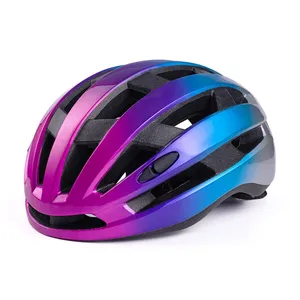 MONU spor kask bisiklet toptan gelişmiş degrade renkler yol bisiklet kask yetişkin bisiklet kasko başına ciclismo Da Strada