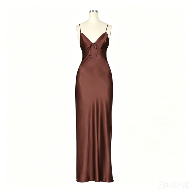 Custom Sexy Sleeveless Backless Fitted Solid Gown Classic Elegant Shimmering Satin Maxi Evening Dress