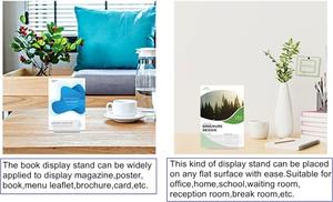 מותאם אישית tabletop נקה <span class=keywords><strong>a6</strong></span> אקריליק פתוח עבור מגזין חנות ספרים - Product Image 4