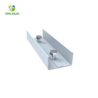 Accessoires de montage solaire KINGSOLAR, connecteur de rail résistant à la corrosion pour montage sur toit, CE ISO OEM