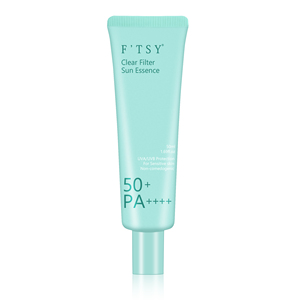 Private Label Vegan Cica Moisturizing SPF 50 UVA/UVB Protection No White Cast <strong>Clear</strong> Filter Sun Essence Custom <strong>Sunscreen</strong> - Product Image 1