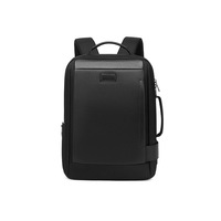 Sac à dos de ville exclusif pour homme, en polyester Oxford imperméable, grande capacité, extensible, haut de gamme, avec coussin d'air