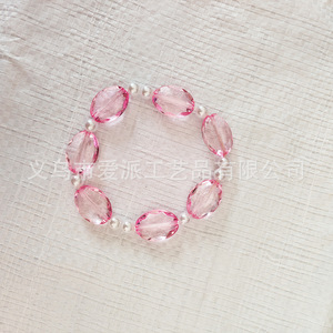 Pink Seashell Jewelry <b>Set</b> Necklace <b>Bracelet</b> Ring Earrings Acrylic Resin Women's Party Fashion Accessory - Product Image 5