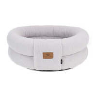 Disney. Idée de lit bébé, coussin réversible, en molleton, de forme ronde, à la mode, pour chiens et chats, nouveau design d'hiver