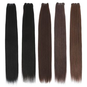 Tổng hợp tóc chịu nhiệt sợi không ngọn lửa 200g dài inch tổng hợp đôi rút ra bện tóc mở rộng tổng hợp bó - Product Image 1