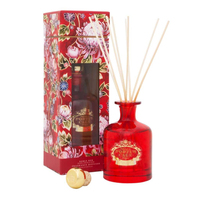 Pot en verre rouge de noël, diffuseur de bougie parfumé avec couvercle en métal, 50 pièces, boîte de luxe décorative personnalisée, pour noël