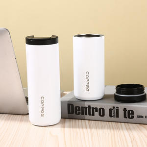 Vaso de Café Creativo y Moderno para Oficina, Uso en Exteriores, Portátil, con Aislamiento Térmico de Doble Capa - Product Image 1