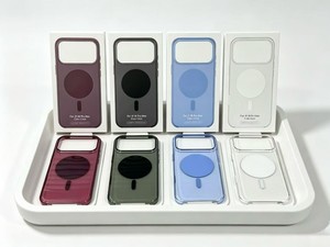 Coque de téléphone magnétique transparente couleur originale pour iPhone 18 17 Pro Max avec animation NFC pop-up, dos rigide et logo - Product Image 1