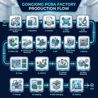 Gongxing Industrial, Procesamiento de PCBA, Recubrimiento Conformal Automatizado por Pulverización para las Industrias Médica, Automotriz, Control Industrial y Energía Renovable