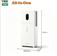 Système de stockage solaire tout-en-un 12 kW avec onduleur hybride et batterie LiFePO4 30 kWh, phase divisée, US