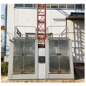 Monte-charge de chantier chinois homologué CE et EAC pour le levage de matériaux de construction, monte-charge pour passagers et matériaux avec structure compacte - Product Image 4