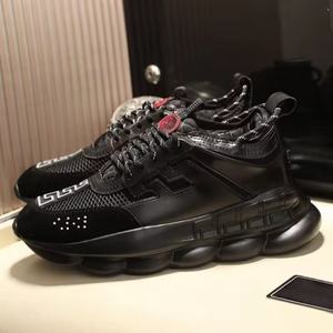 Zapatos de Diseñador de Alta Calidad, Zapatos Deportivos de Moda para Hombre y Mujer, Zapatos Deportivos de Lujo Casuales para Caminar Estilo Versache Chain Reaction - Product Image 1