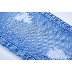 Tela vaquera 100% algodón de 14 oz, estilo sarga de alto gramaje, teñida con hilo, para jeans estilo boyfriend - Product Image 5