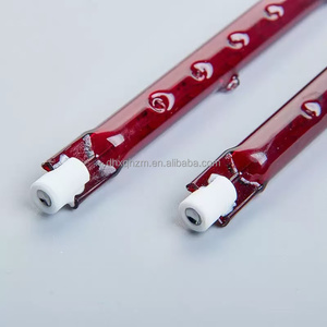 Chất lượng tốt <span class=keywords><strong>R7S</strong></span> j118 Ruby hồng ngoại <span class=keywords><strong>Halogen</strong></span> đèn thủy tinh thạch anh <span class=keywords><strong>Halogen</strong></span> đèn cho phòng tắm hơi và sơn phòng - Product Image 5