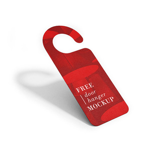 Nuevo listado de gama alta al por mayor de alta calidad impermeable Pvc Hotel Door Hangers Flyer - Product Image 1
