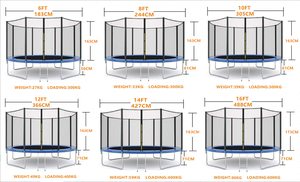 <span class=keywords><strong>Trampoline</strong></span> en gros d'usine 8FT 10FT 12FT 14FT grand <span class=keywords><strong>trampoline</strong></span> récréatif avec filet de clôture pour enfants et adultes - Product Image 5