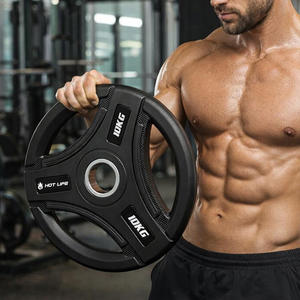 Disques de musculation personnalisés OEM Hot Life 2026 avec logo, en <span class=keywords><strong>fonte</strong></span> d'acier avec revêtement en caoutchouc, poids en <span class=keywords><strong>kg</strong></span> - Product Image 3